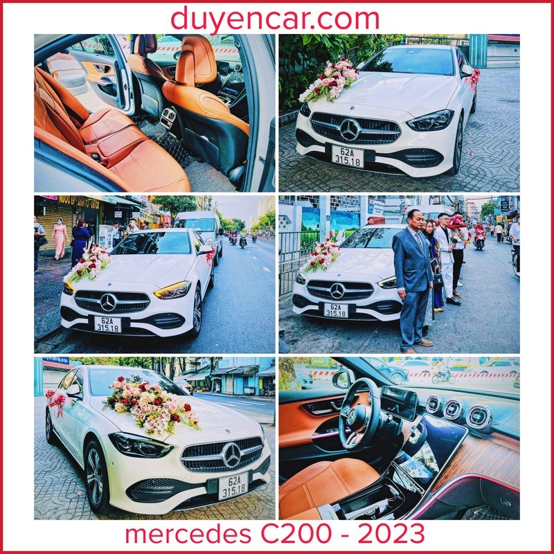 Thuê xe cưới Mercedes C200 - 2024
